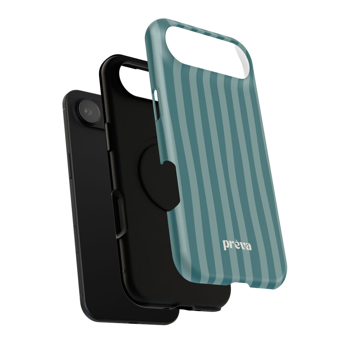 Striped Teal Phone Case
