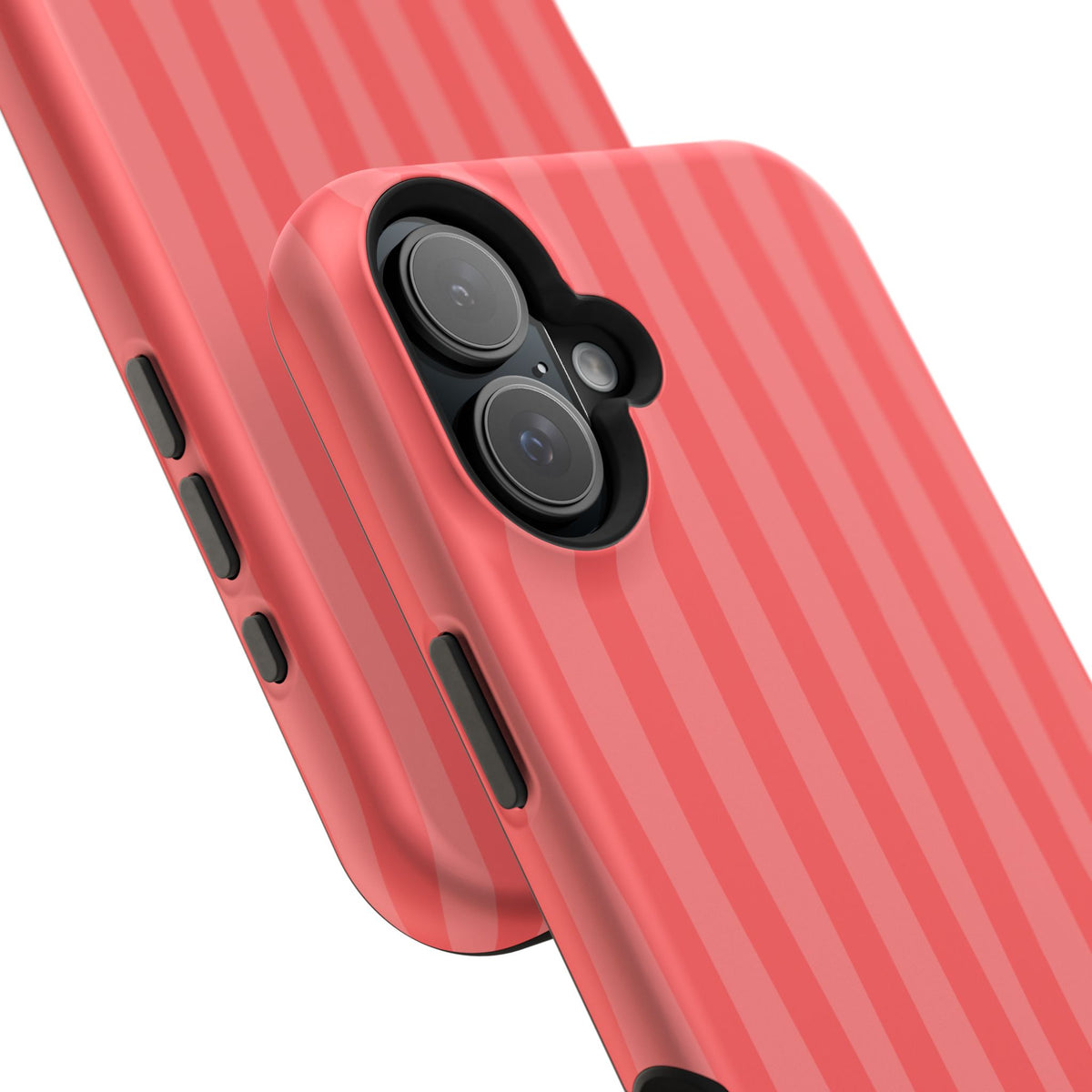 Coral Stipes Phone Case