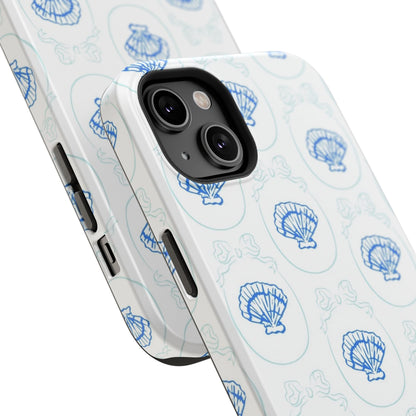 Fancy Teal Shell Phone Case