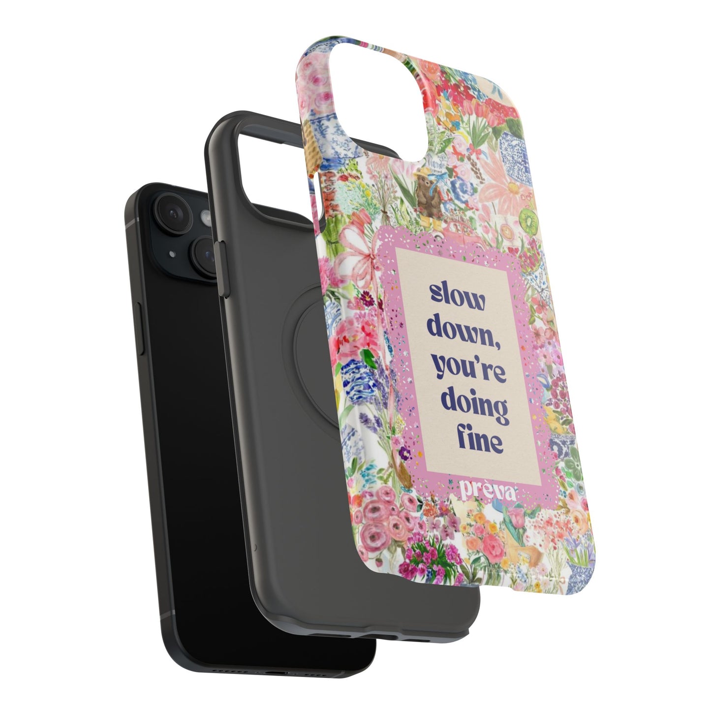 Slow Down Flowers x notsoken Phone Case