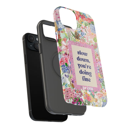 Slow Down Flowers x notsoken Phone Case