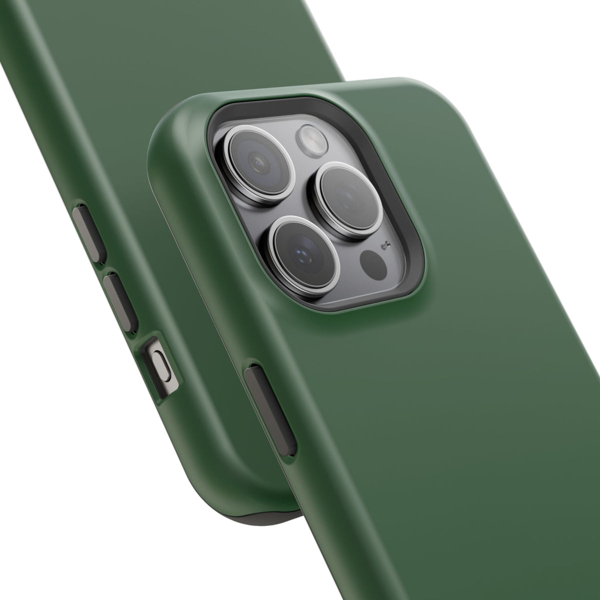 Impact-Resistant Phone Case — Forest Green Slim Armor