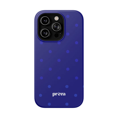 Dark Blue Polka Dots Phone Case