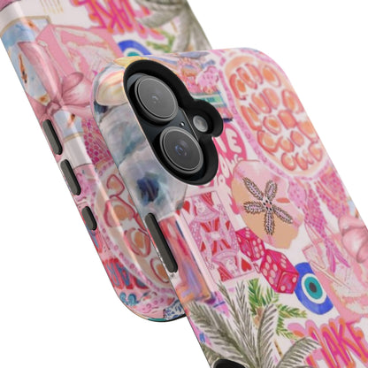 Pink Tropical Collage Phone Case