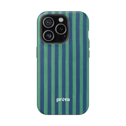 Green & Blue Stripes Phone Case