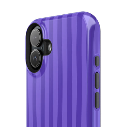 Dark Purple Stripes Phone Case