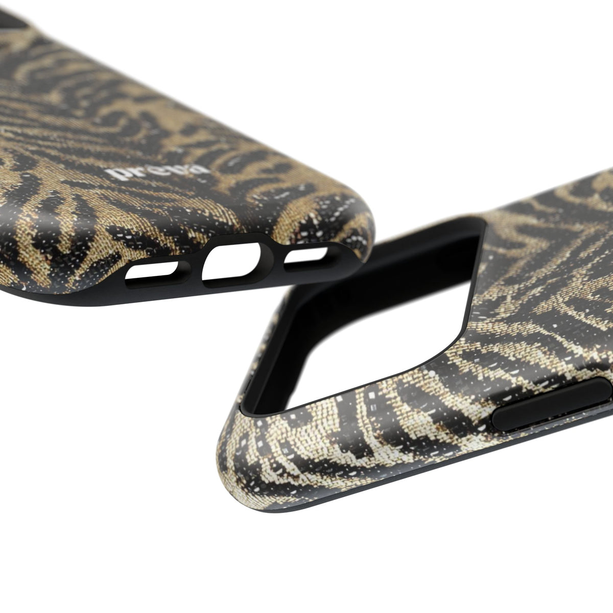 Phone Case — Impact‑Resistant Tiger Print Rug Texture