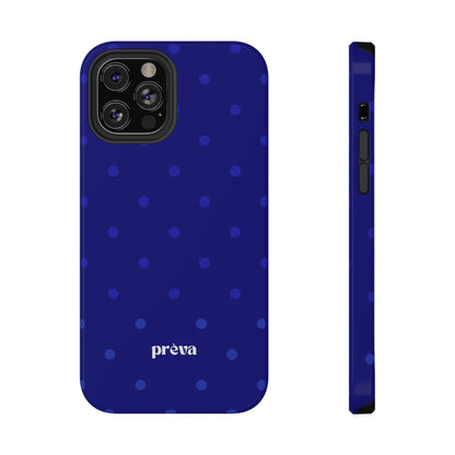 Dark Blue Polka Dots Phone Case