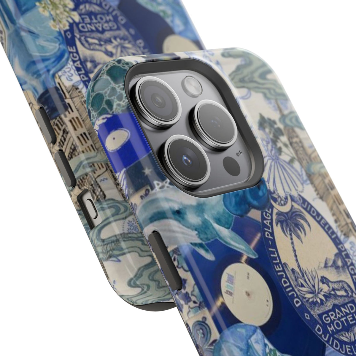 Blue Night Collage Phone Case