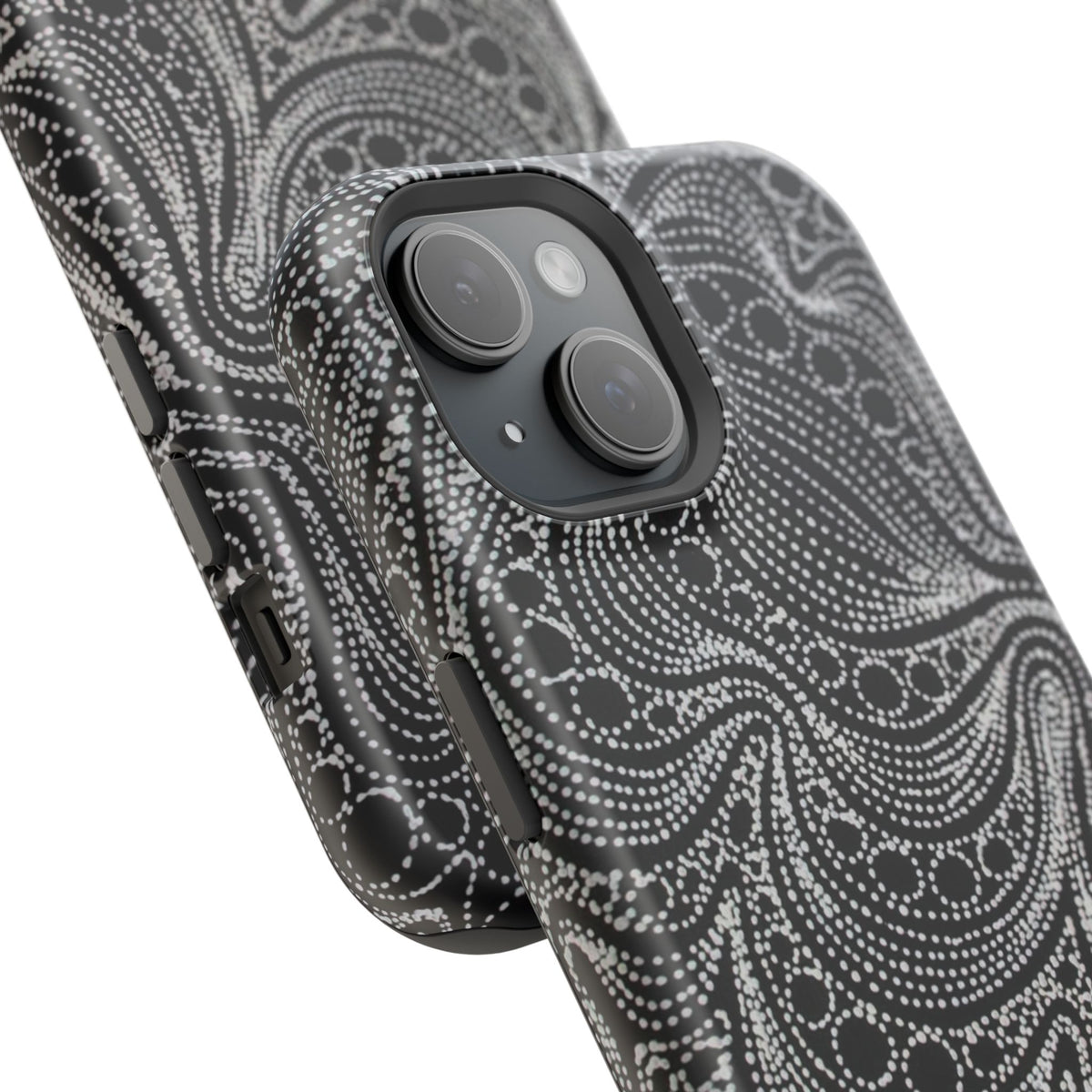 Abstract Midnight Lace Phone Case