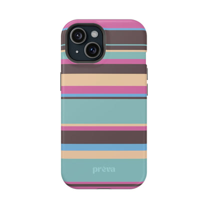Cocoa Palm Stripes Phone Case