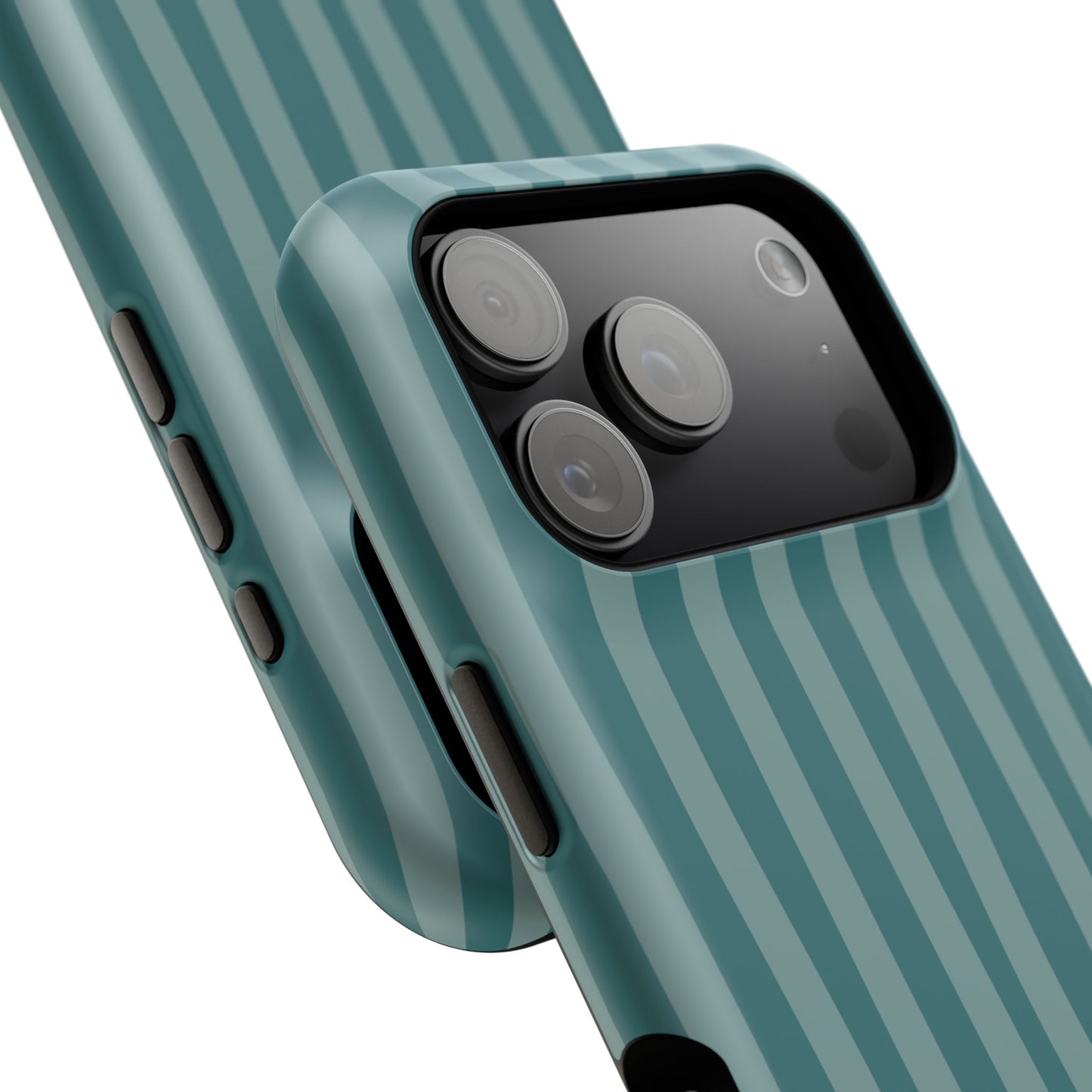 Striped Teal Phone Case