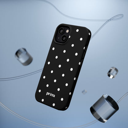 Black with White Polka Dots Phone Case