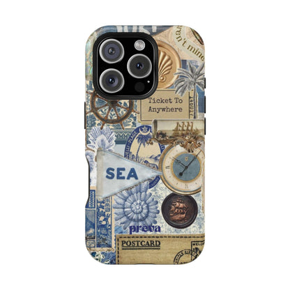 Neutral Travel Collage Phone Case