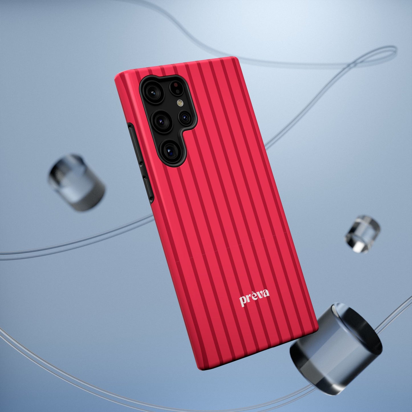 Pinky Red Stripes Phone Case