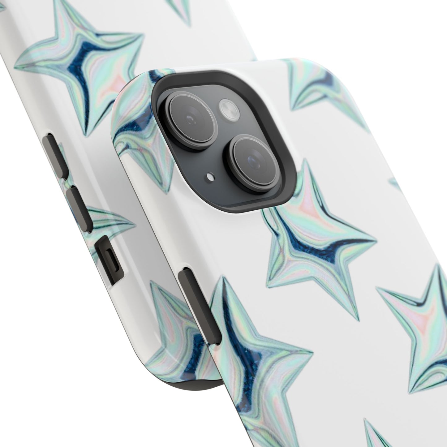 White Starburst Phone Case