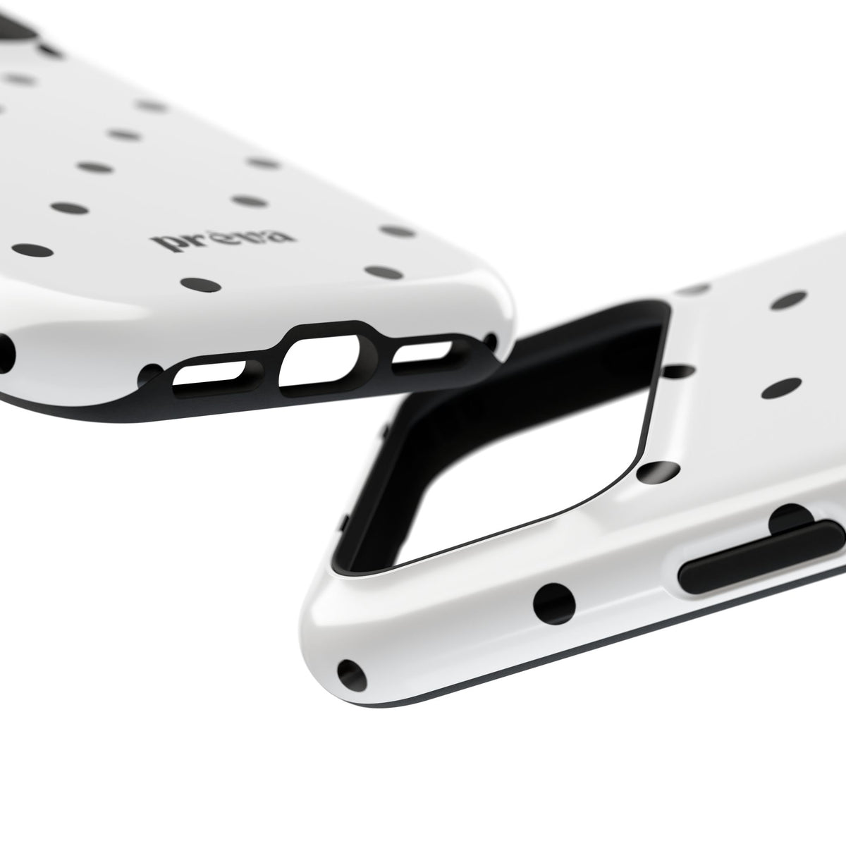 B&W polka dots Phone Case
