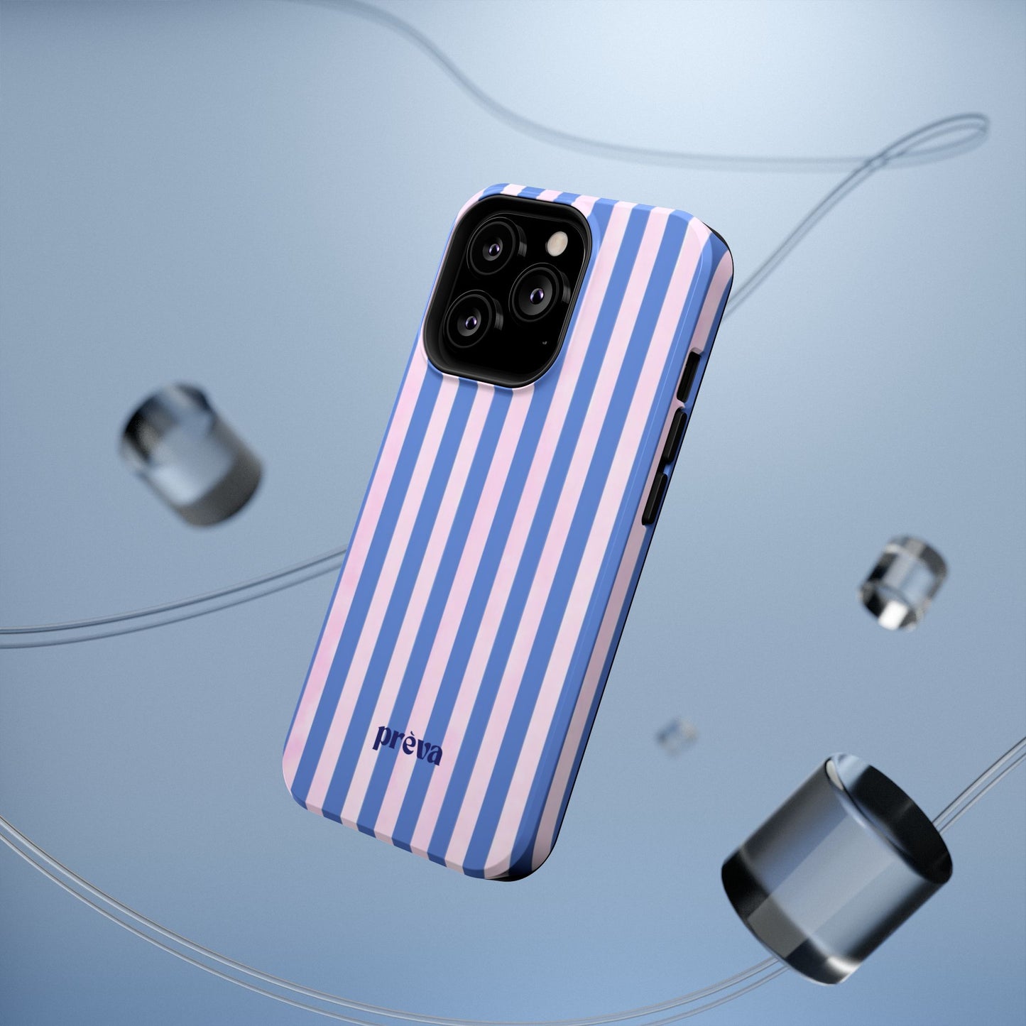 Striped Purple and Pink Phone Case
