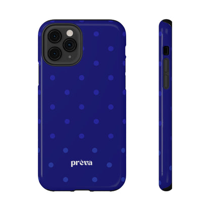 Dark Blue Polka Dots Phone Case