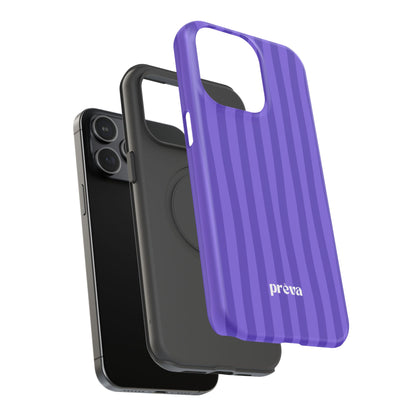 Dark Purple Stripes Phone Case