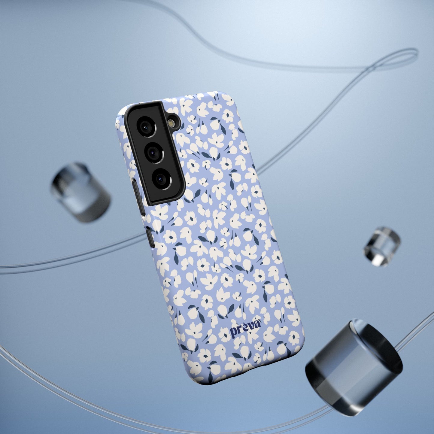 Petals On Blue Phone Case