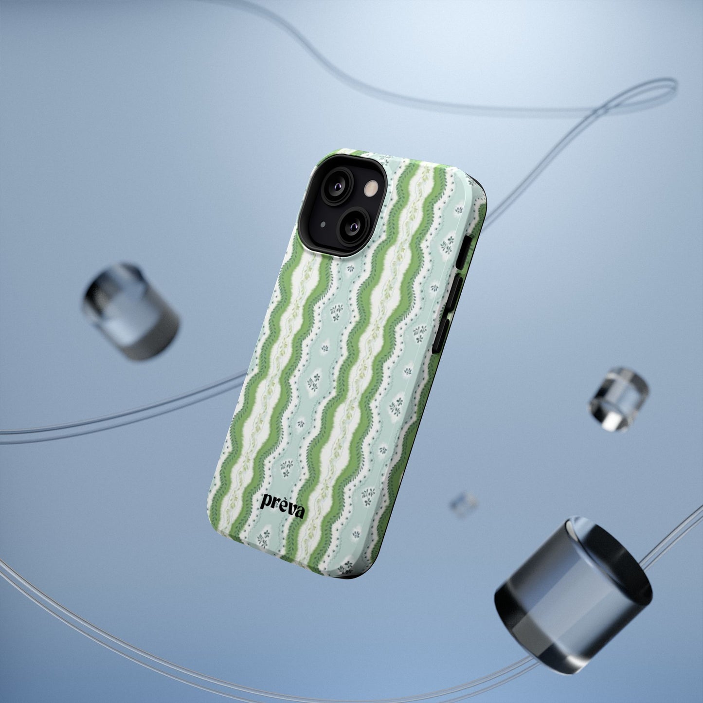 Green Waves Phone Case