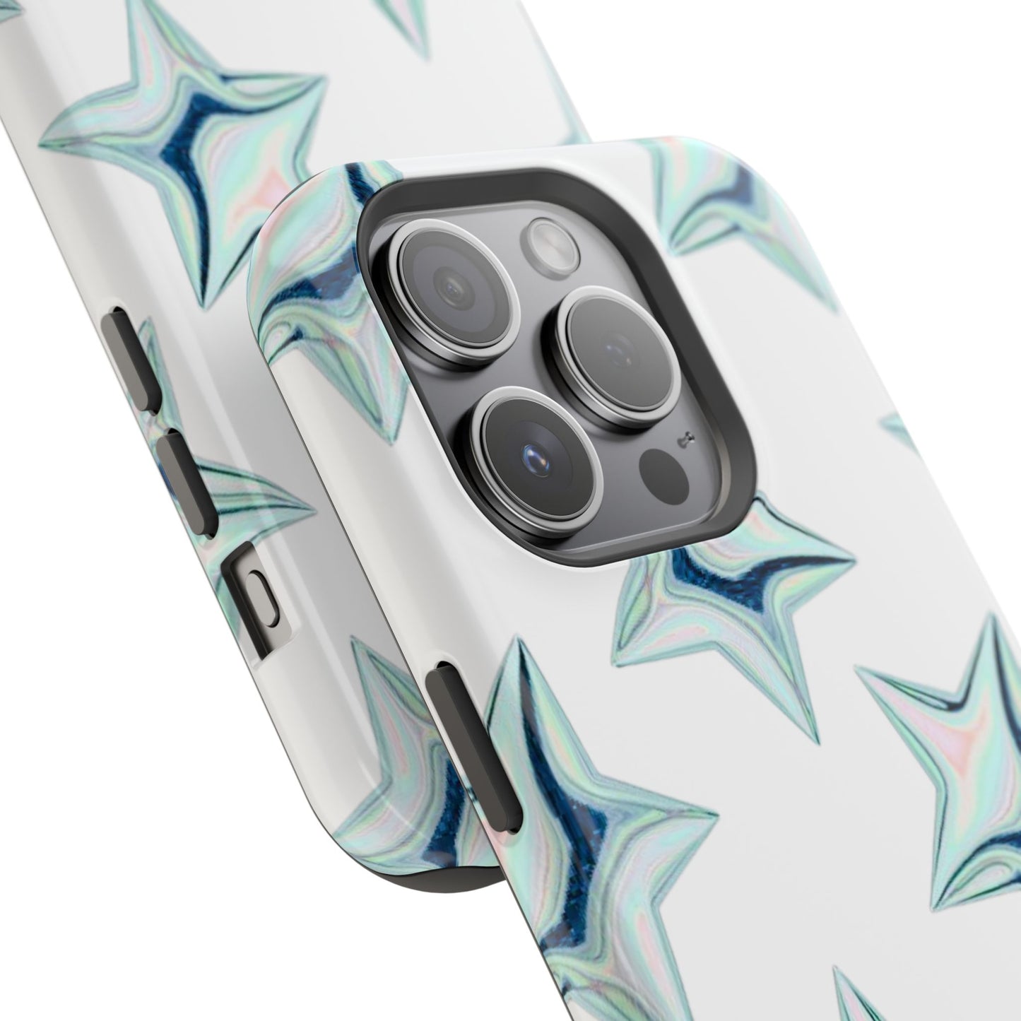 White Starburst Phone Case