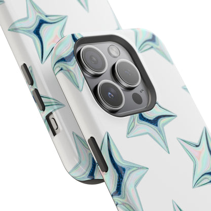 White Starburst Phone Case