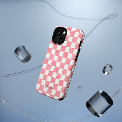 Pink Checkers Phone Case