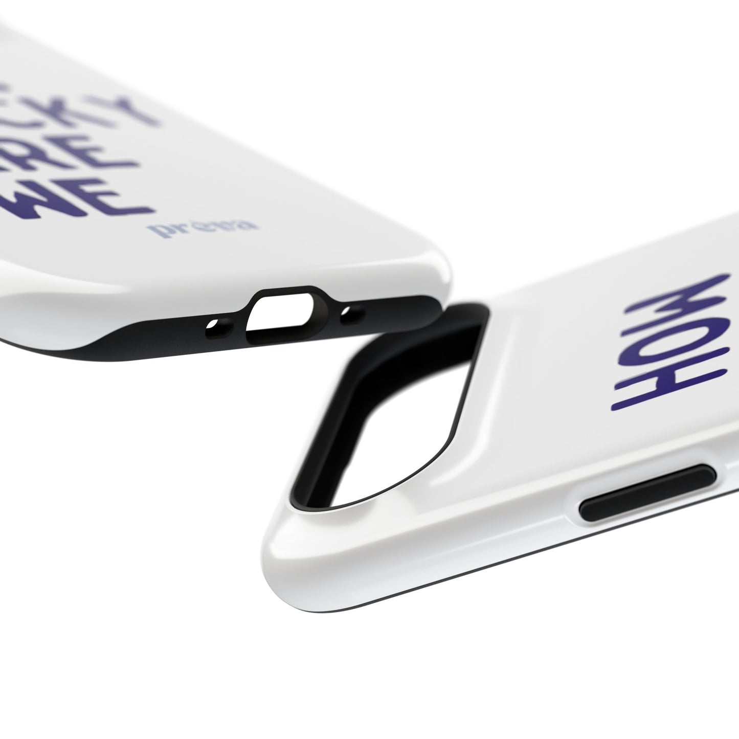 How Lucky Are We White Phone Case