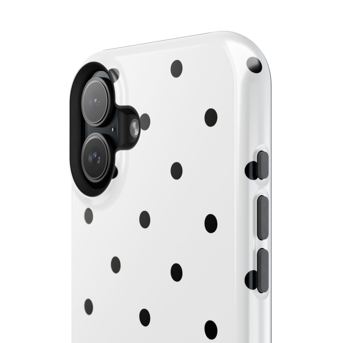 B&W polka dots Phone Case