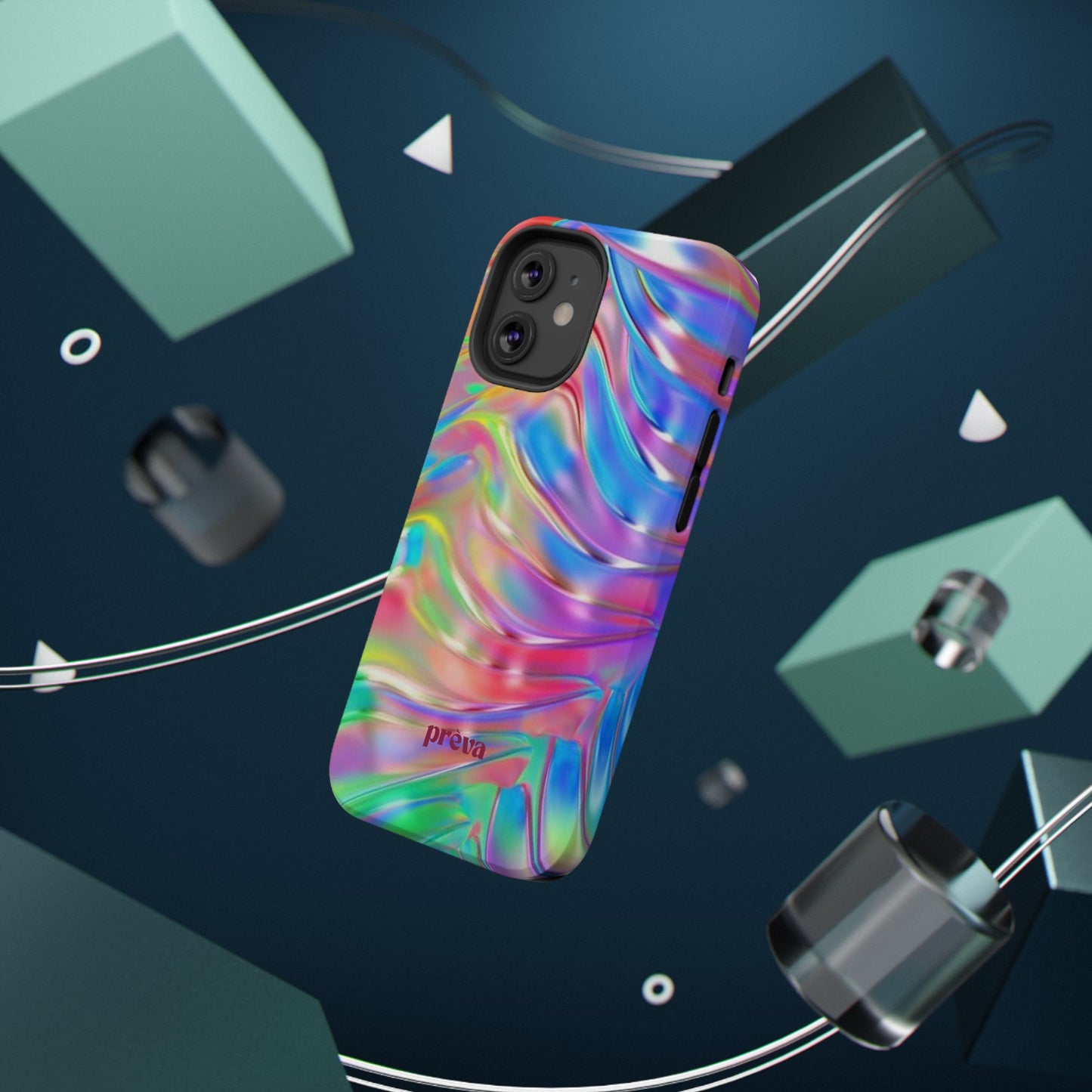 Iridescent Swirl Phone Case