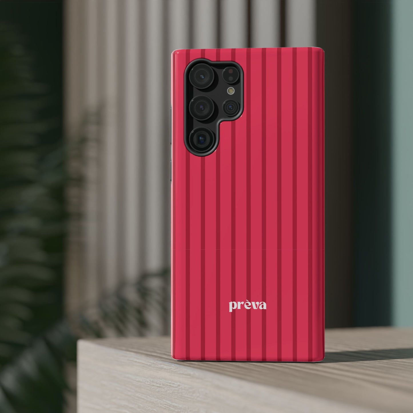 Pinky Red Stripes Phone Case