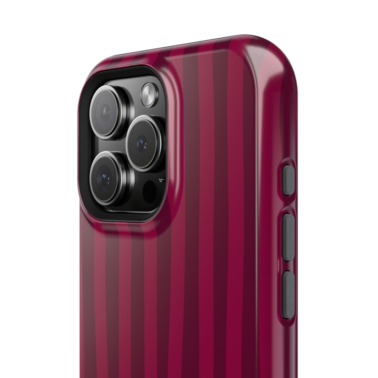 Burgandy Stripes x Ava Dudderar Phone Case