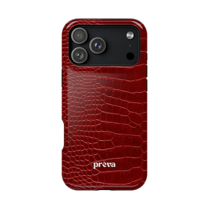Red Croc Phone Case