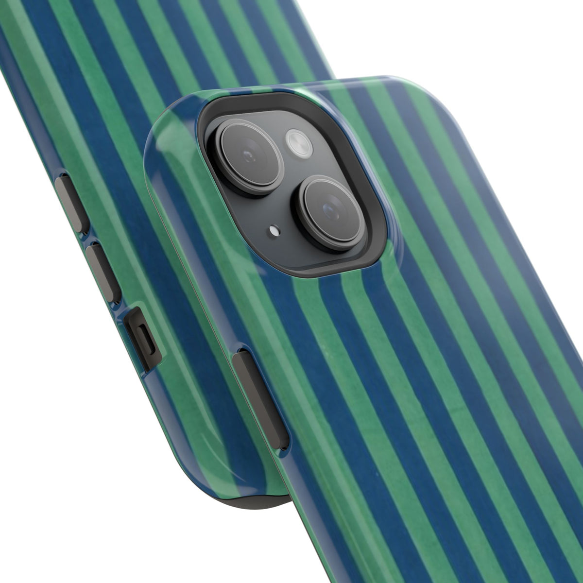 Green & Blue Stripes Phone Case