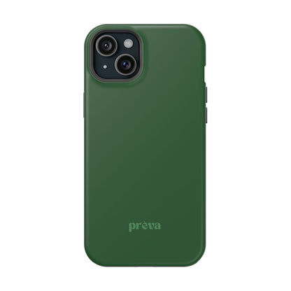 Impact-Resistant Phone Case — Forest Green Slim Armor