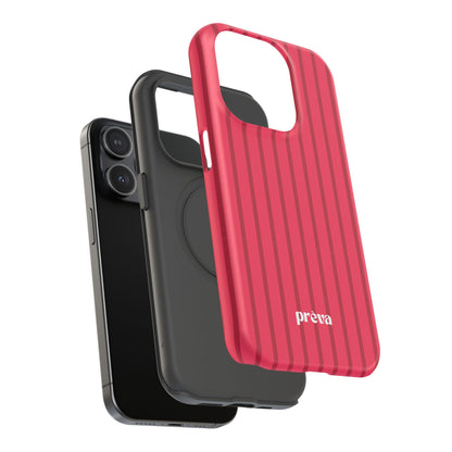 Pinky Red Stripes Phone Case