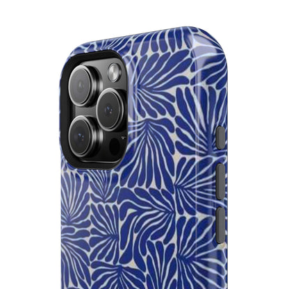 Blue Abstract Greek Phone Case