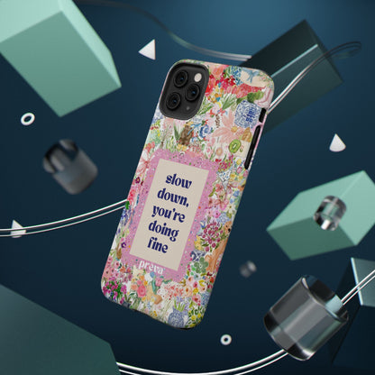 Slow Down Flowers x notsoken Phone Case