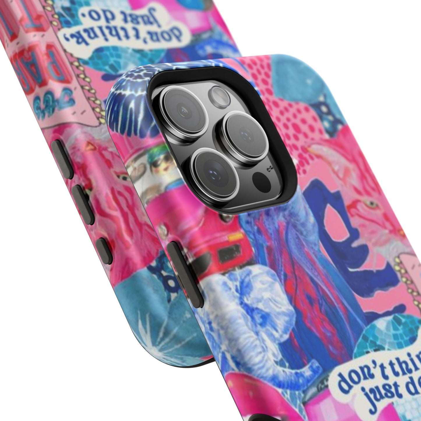 Vibrant Galaxy Collage Phone Case