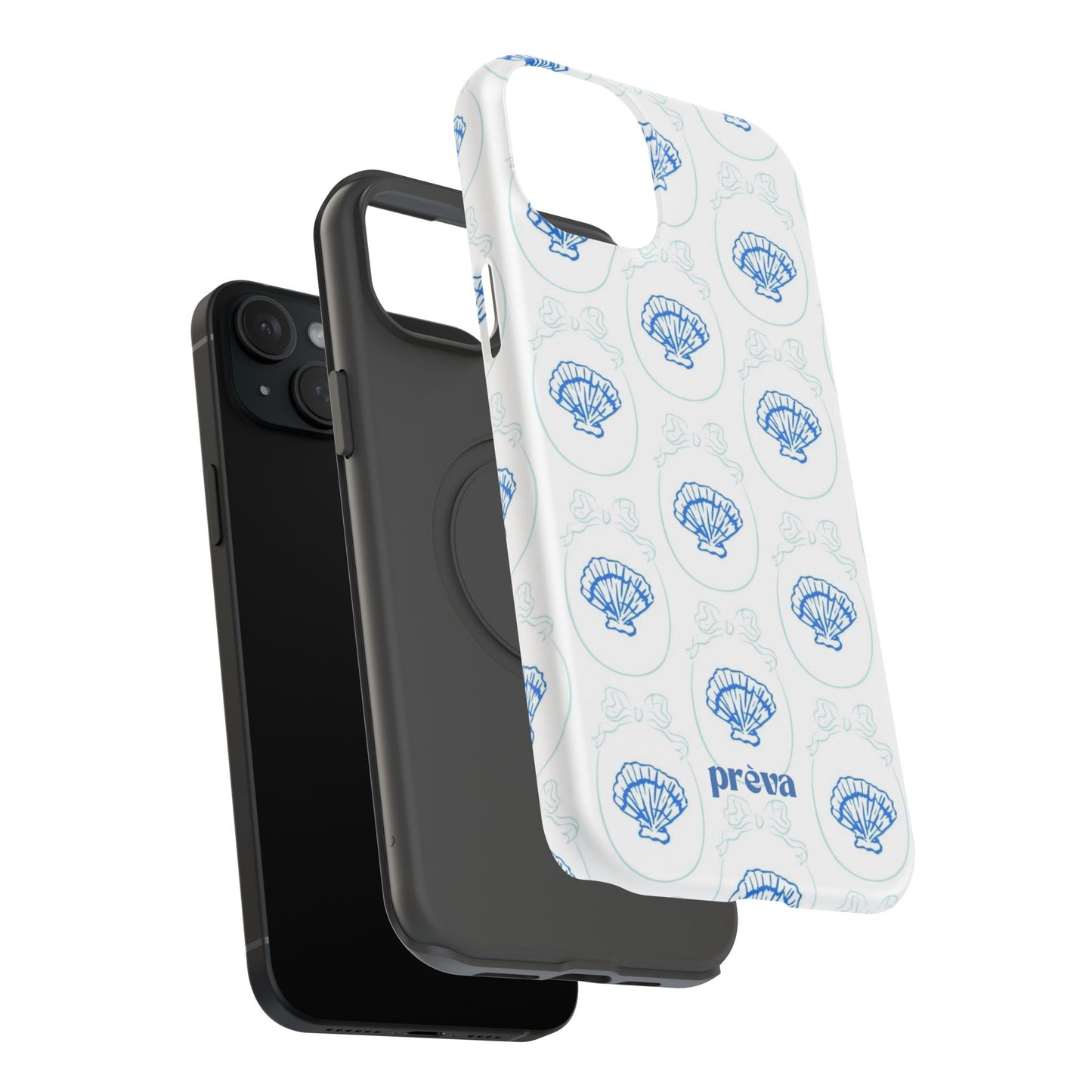 Fancy Teal Shell Phone Case