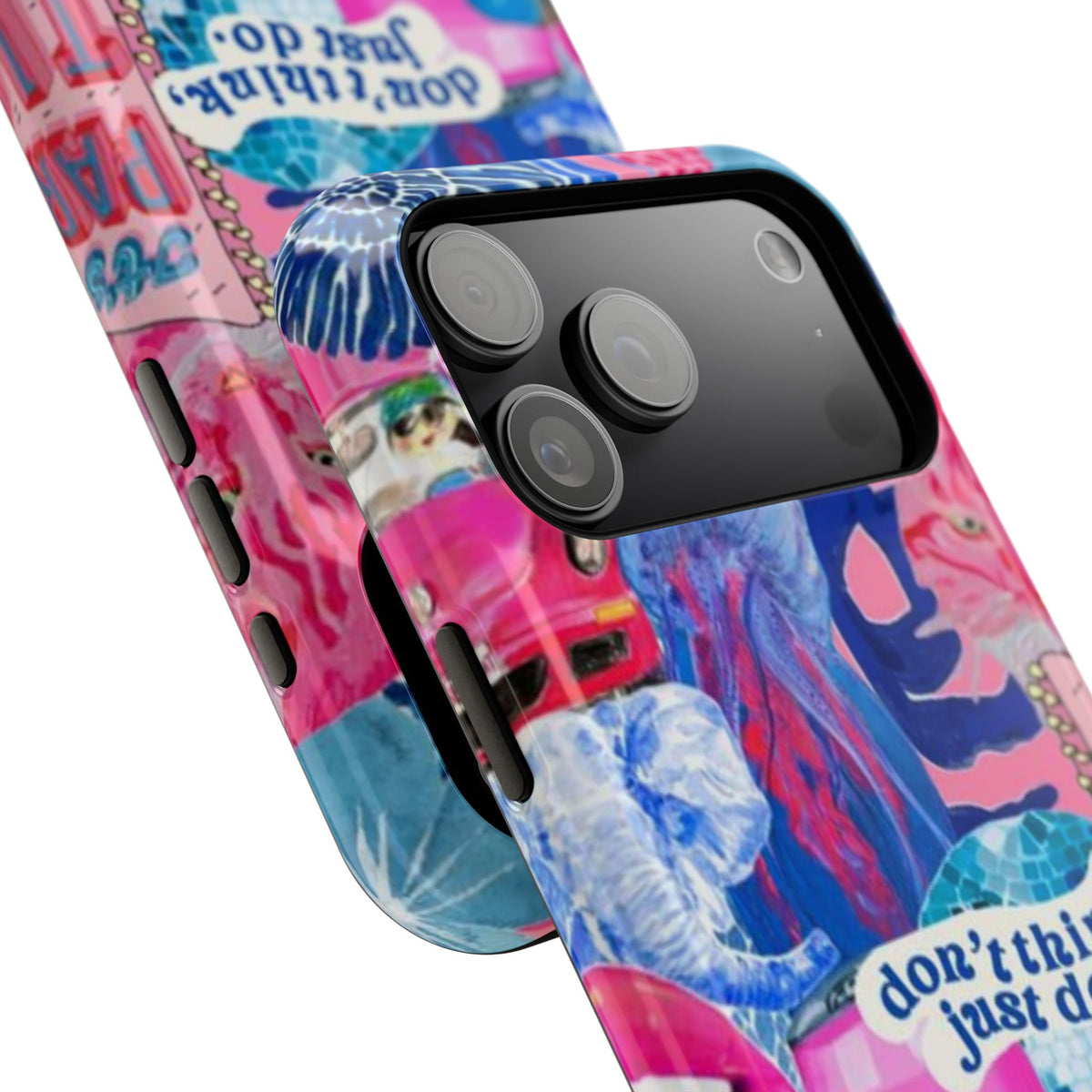 Vibrant Galaxy Collage Phone Case