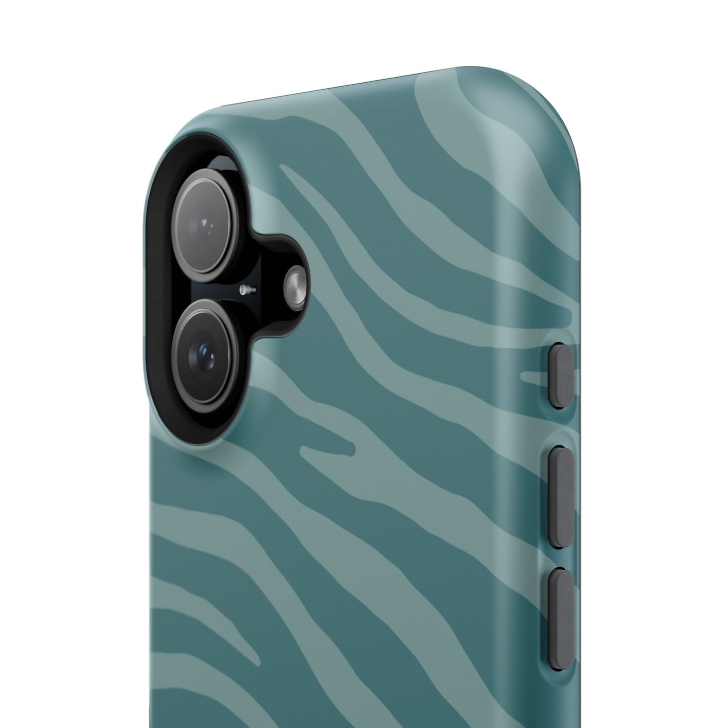 Teal Zebra Phone Case