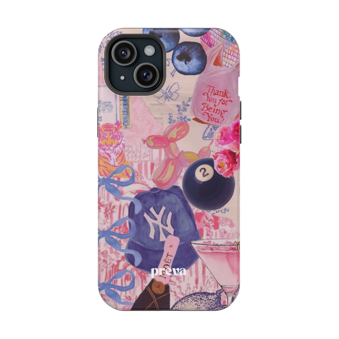 Retro 8 Ball Collage Phone Case