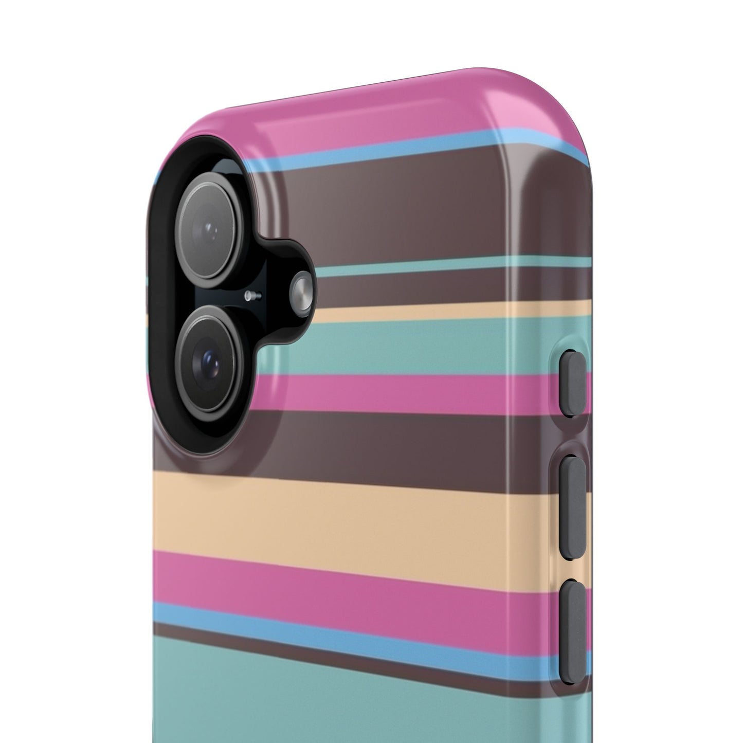 Cocoa Palm Stripes Phone Case