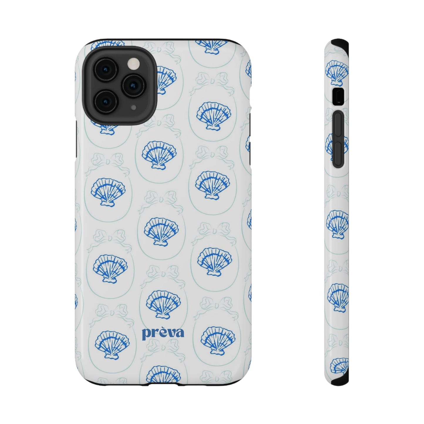 Fancy Teal Shell Phone Case