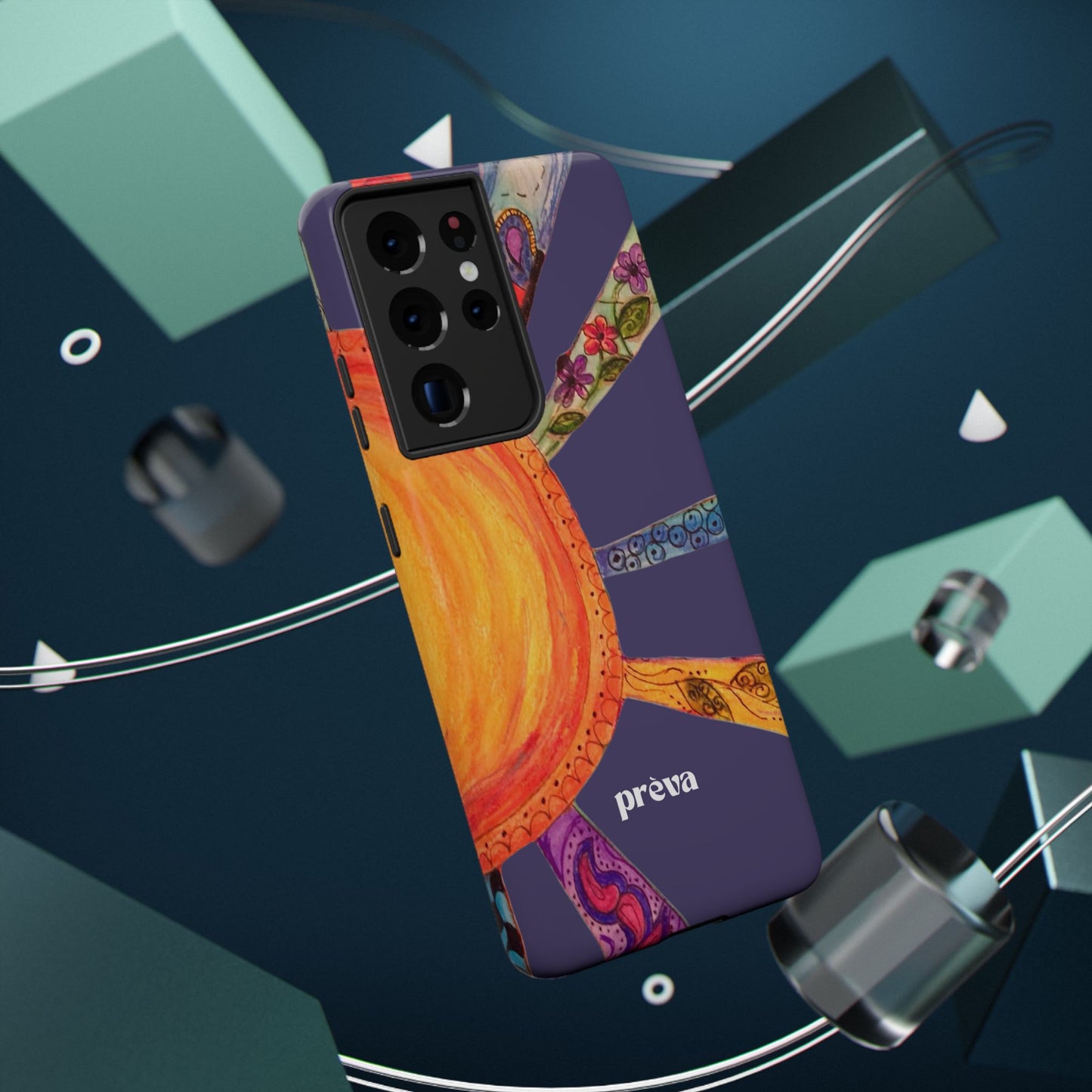 Purple Cancun Sun Phone Case