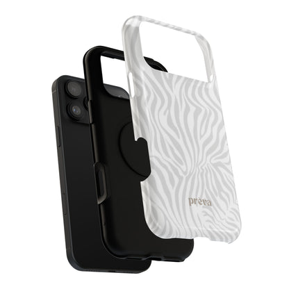 Zebra White Wave Phone Case