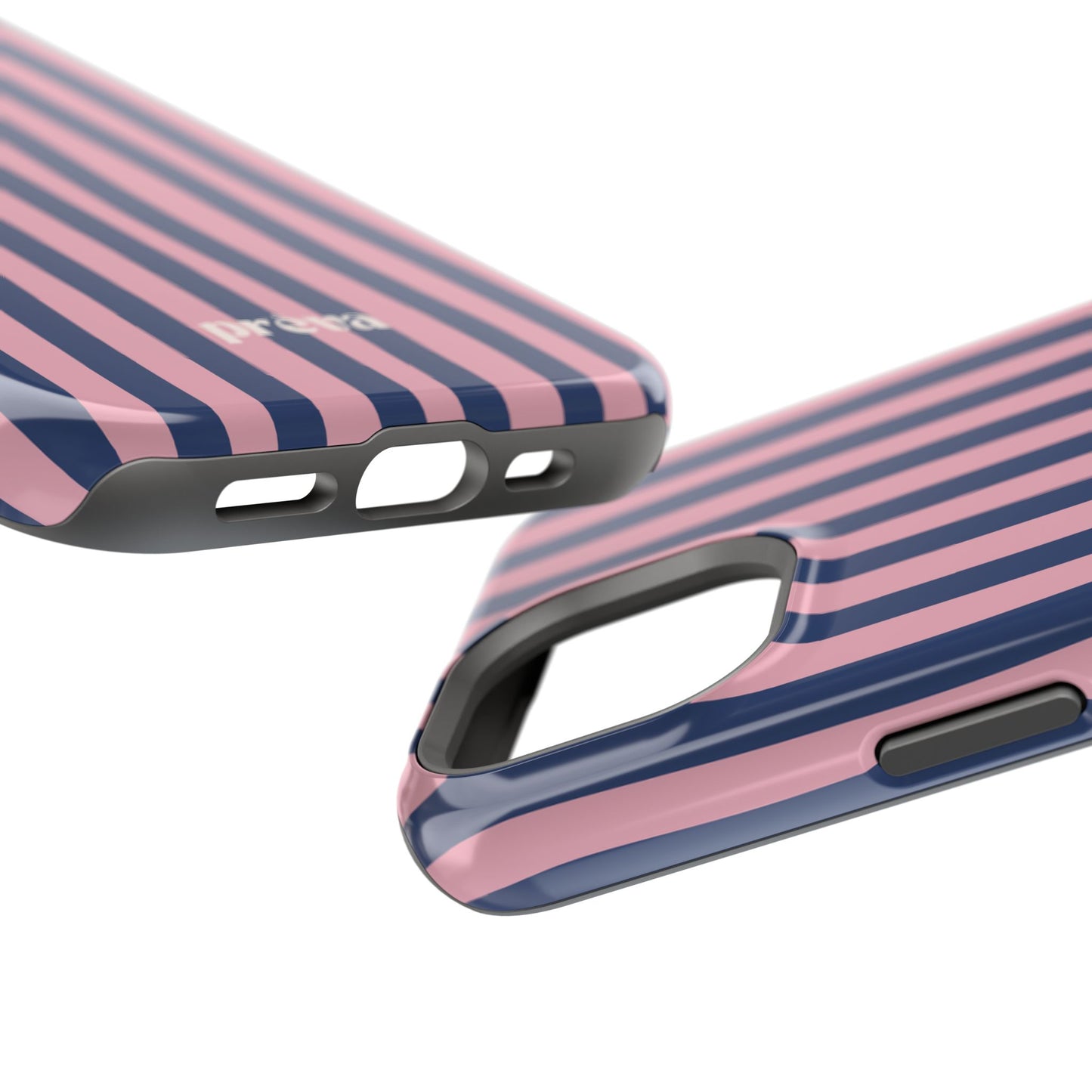 Blue and Pink Stripes Case